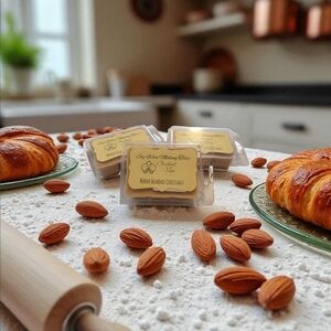 Warm Almond Croissant Scented Soy Wax Melts Set Of 3